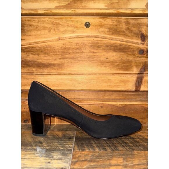 Donald Pliner Corin Square Toe Pumps Heels w/a Mirror Heel RandSize 9.5 - Picture 5 of 16